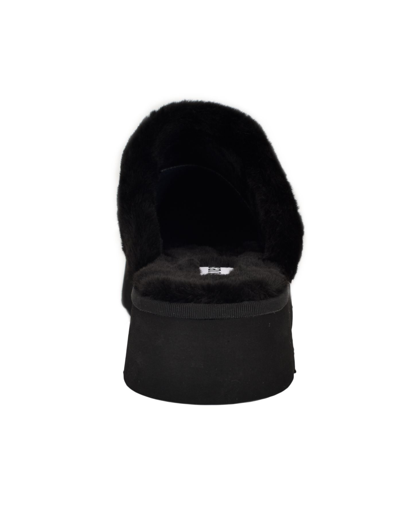 Женские тапочки GUESS Danikas Slip-On Slippers, цвет: Чёрный джинсовый бархатный — фото 3