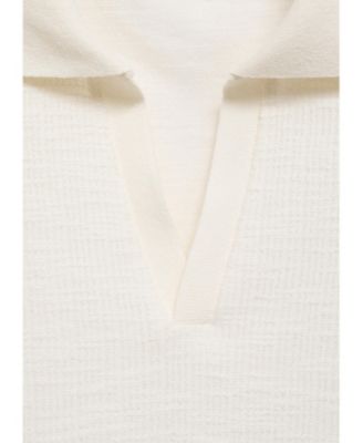 Men's Patterned Cotton Polo Shirt