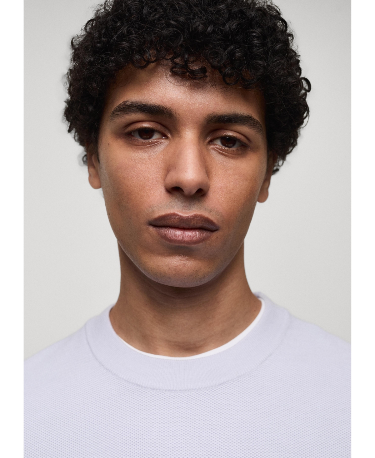 Mango Men's Fine-Knit Cotton Sweater