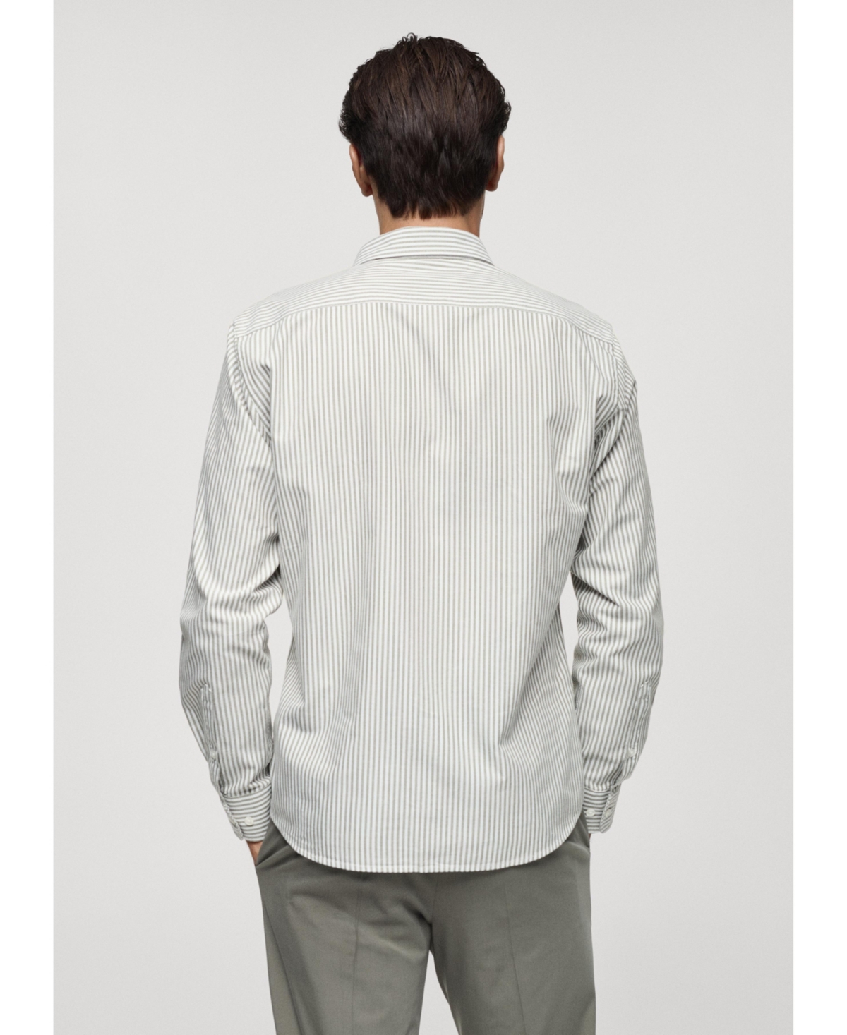 Mango Men's Cotton Kodak Striped Shirt