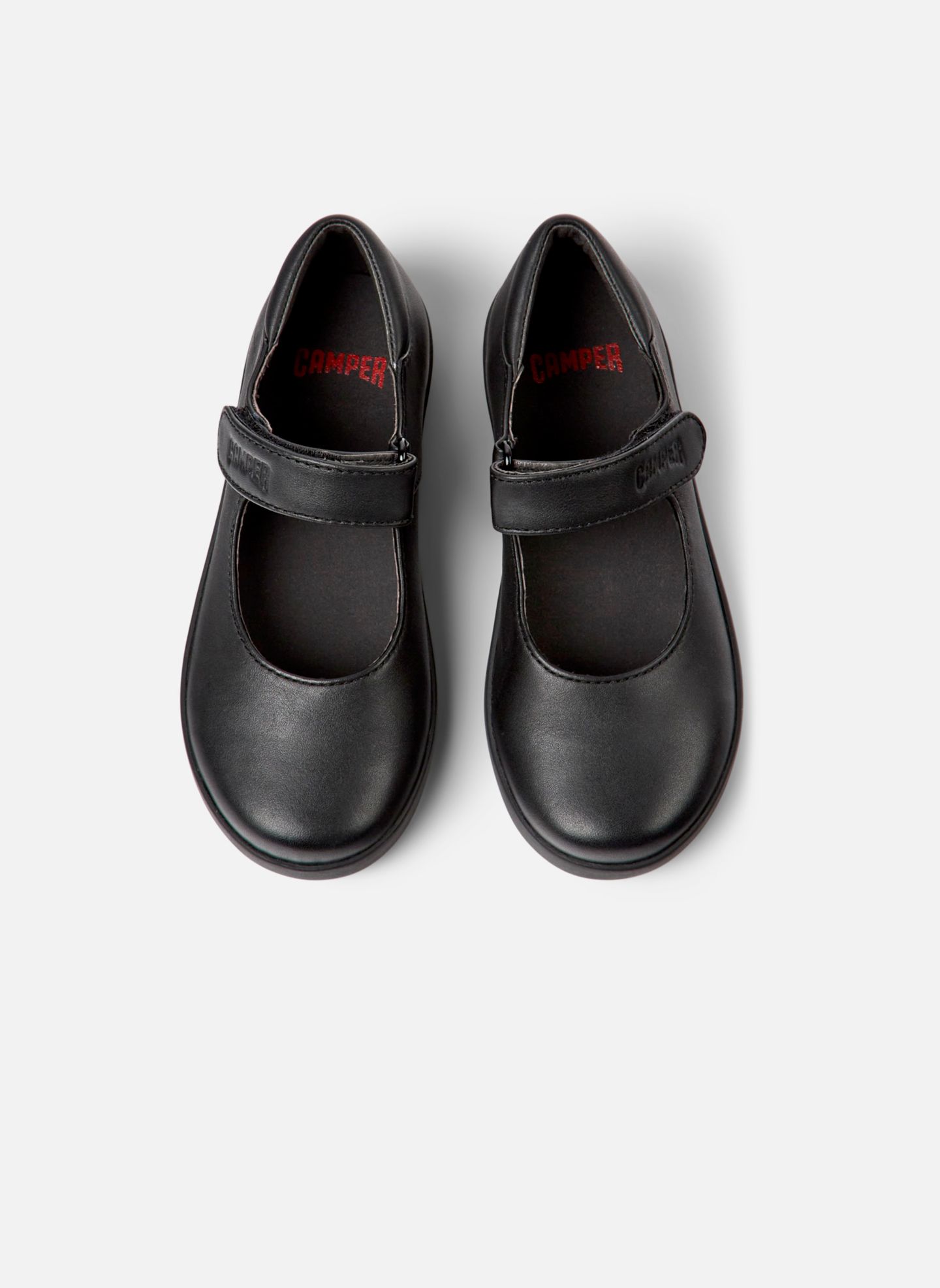 Балетки Camper Mary Jane Spiral Comet Shoes для девочек, цвет: Чёрный — фото 2