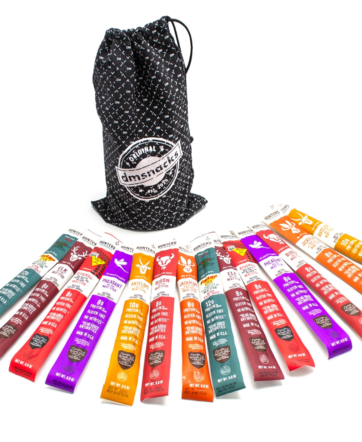 Dm Snacks Exotic Meat Sticks Gift Bag, 15 Piece In No Color