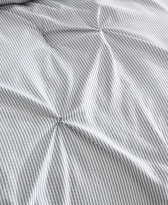Classic Stripes Pintuck 2-Pc. Comforter Set, Twin