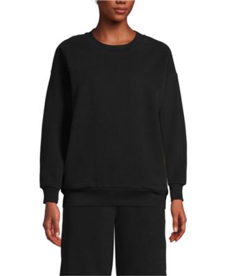 Women's Serious Sweats Oversized Long Sleeve Crew Neck Sweatshirt - Set Top