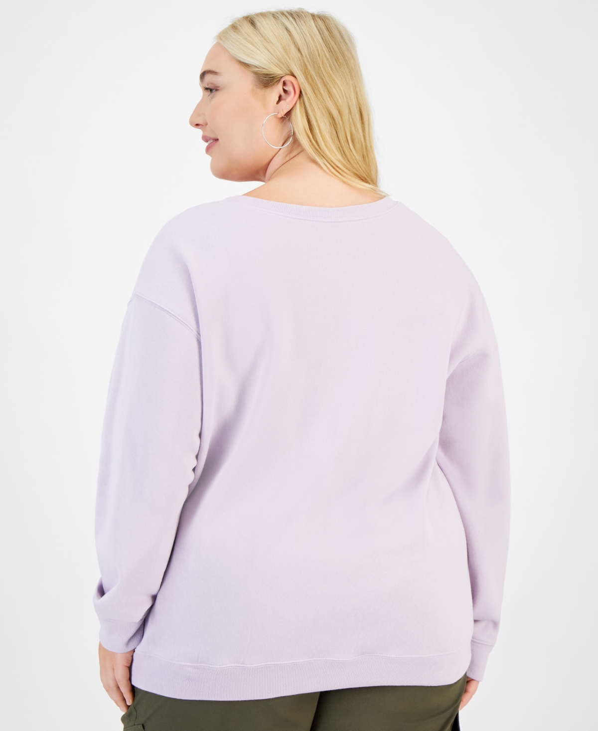 Love Tribe Trendy Plus Size Puffer Snoopy Graphic Sweatshirt