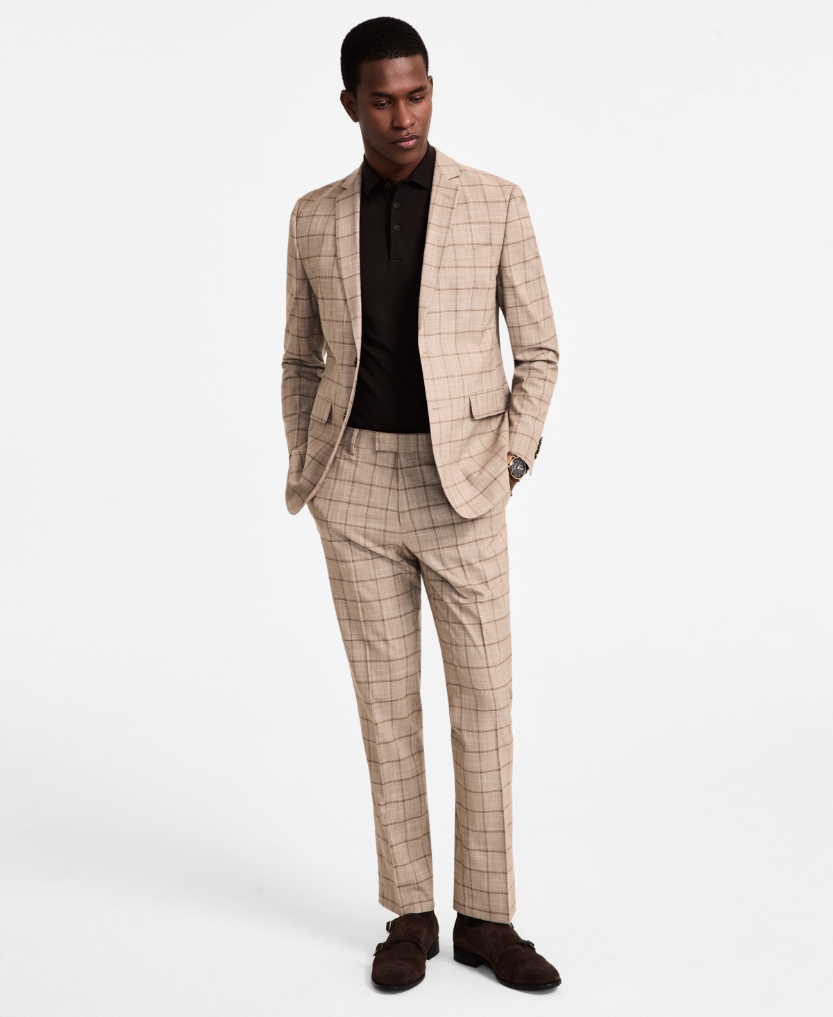 NICK GRAHAM MEN'S SLIM-FIT STRETCH SUIT 