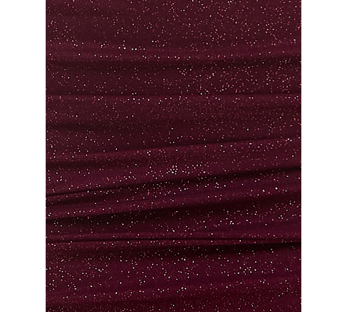 B Darlin Juniors' Glittered Ruched Bodycon Dress In Wine,wine