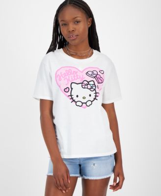 Love Tribe - Juniors' Hello Kitty Valentine's Day Graphic T-Shirt