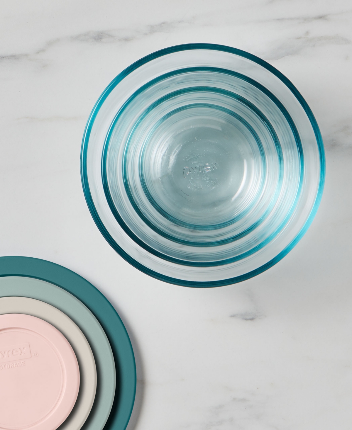 PYREX SIMPLY STORE 20-PIECE ROUND GLASS STORAGE SET 