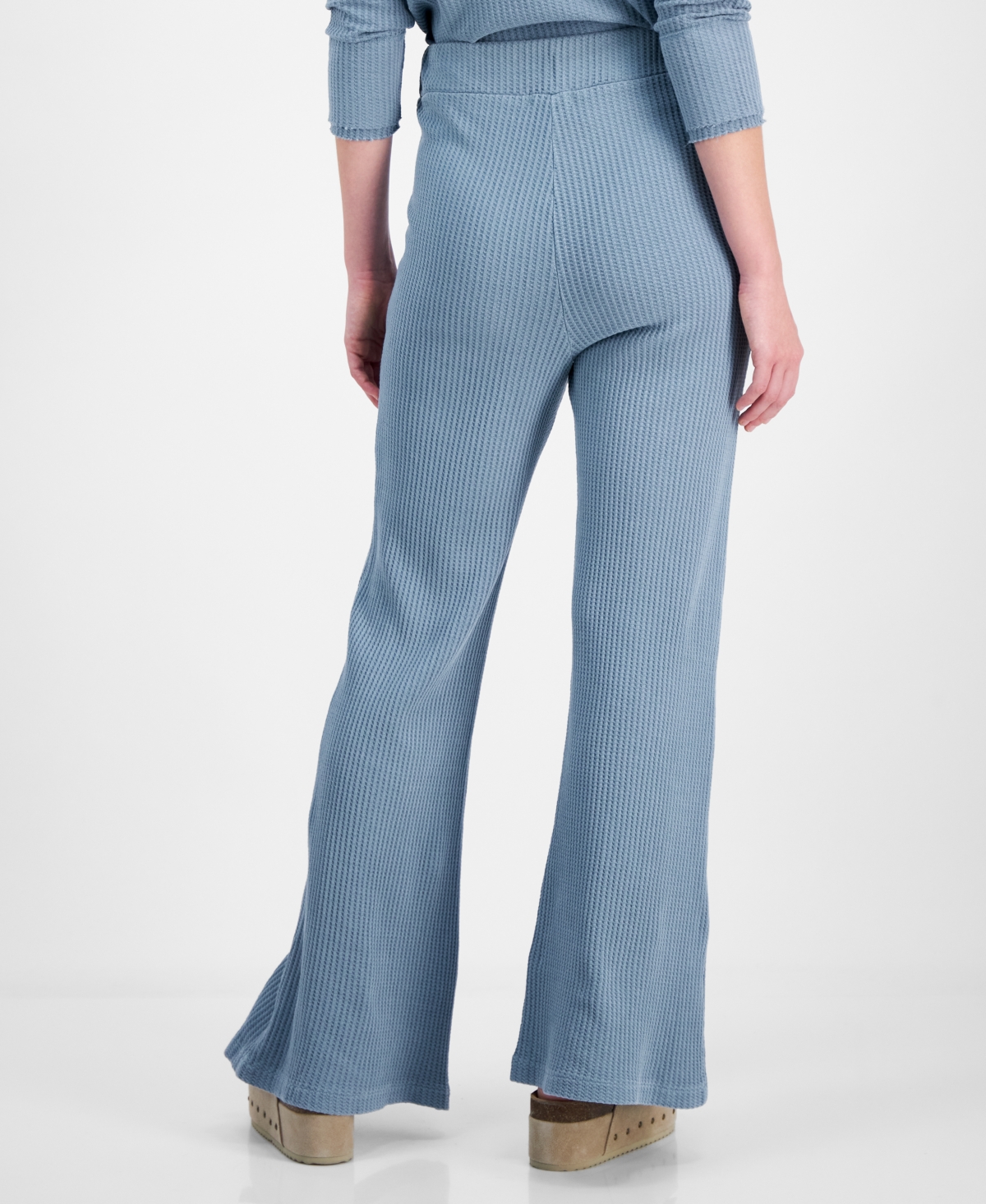 Elan Women's Waffle-Knit Pull-On Pants