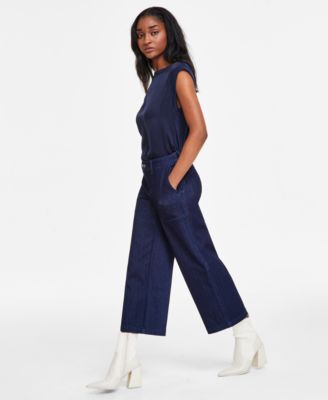 Women's Wide-Leg Cargo Jeans
