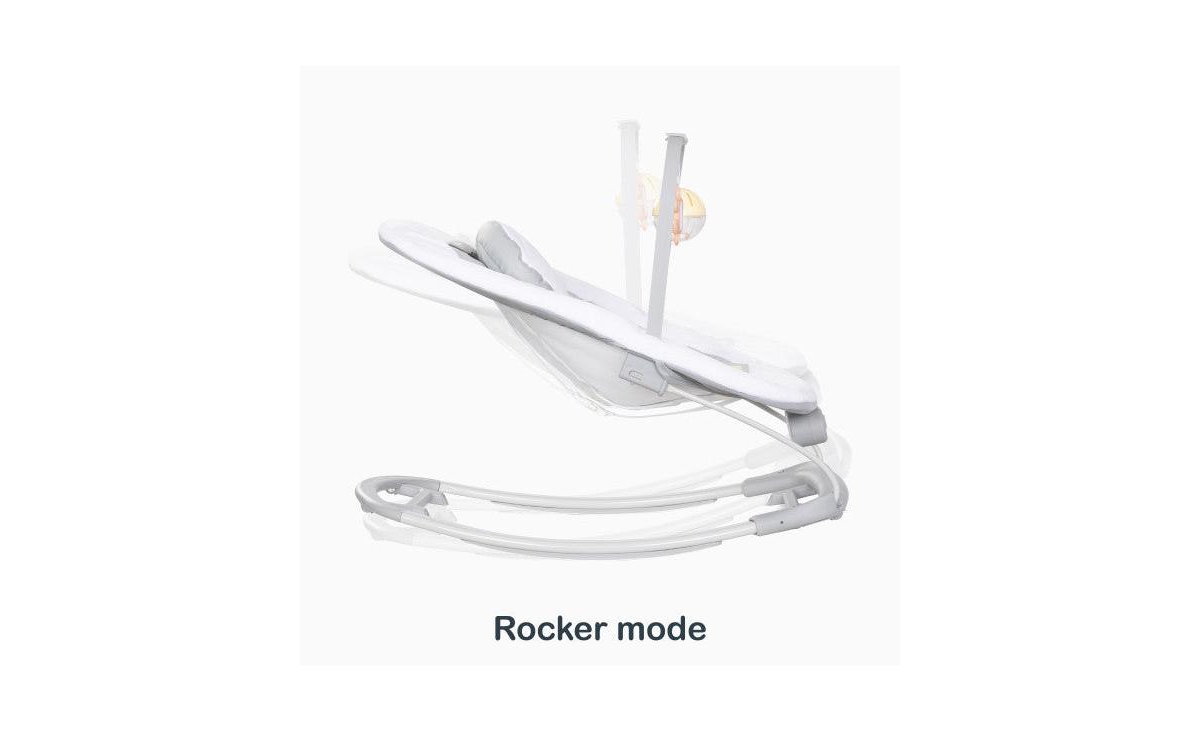 Baby Trend My First Rocker 2 Bouncer -- Two of a kind grey