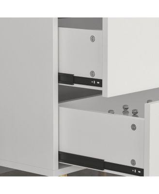 4-Drawers Dark Brown Chest of Drawer Accent Storage Cabinet