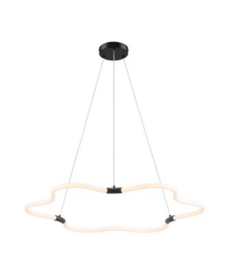 Nuvola Adjustable Dimmable LED Cloud Chandelier in Metal and Acrylic