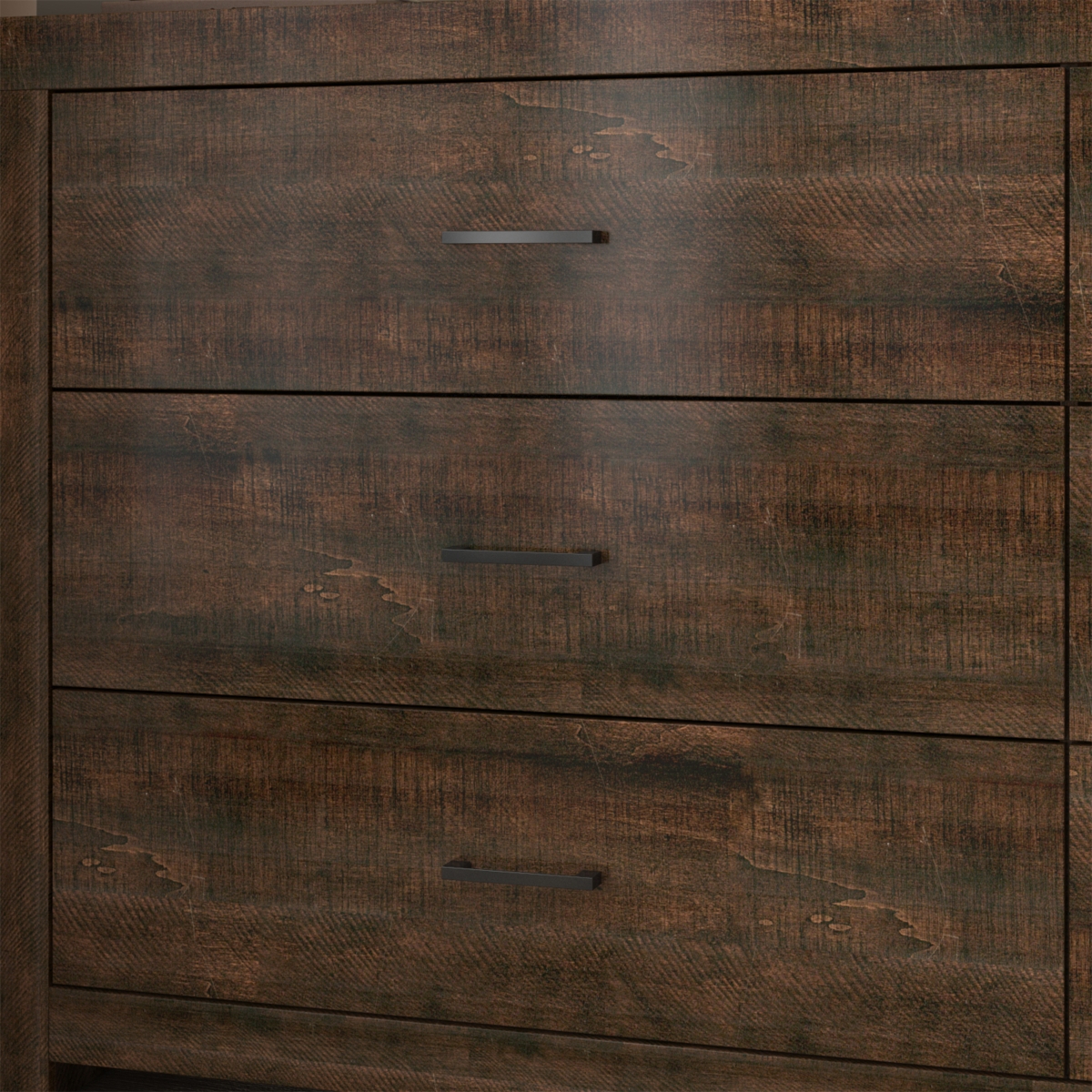 Homsee White Mirror Finished Wooden 9-Drawer Chest of Drawers, Dresser