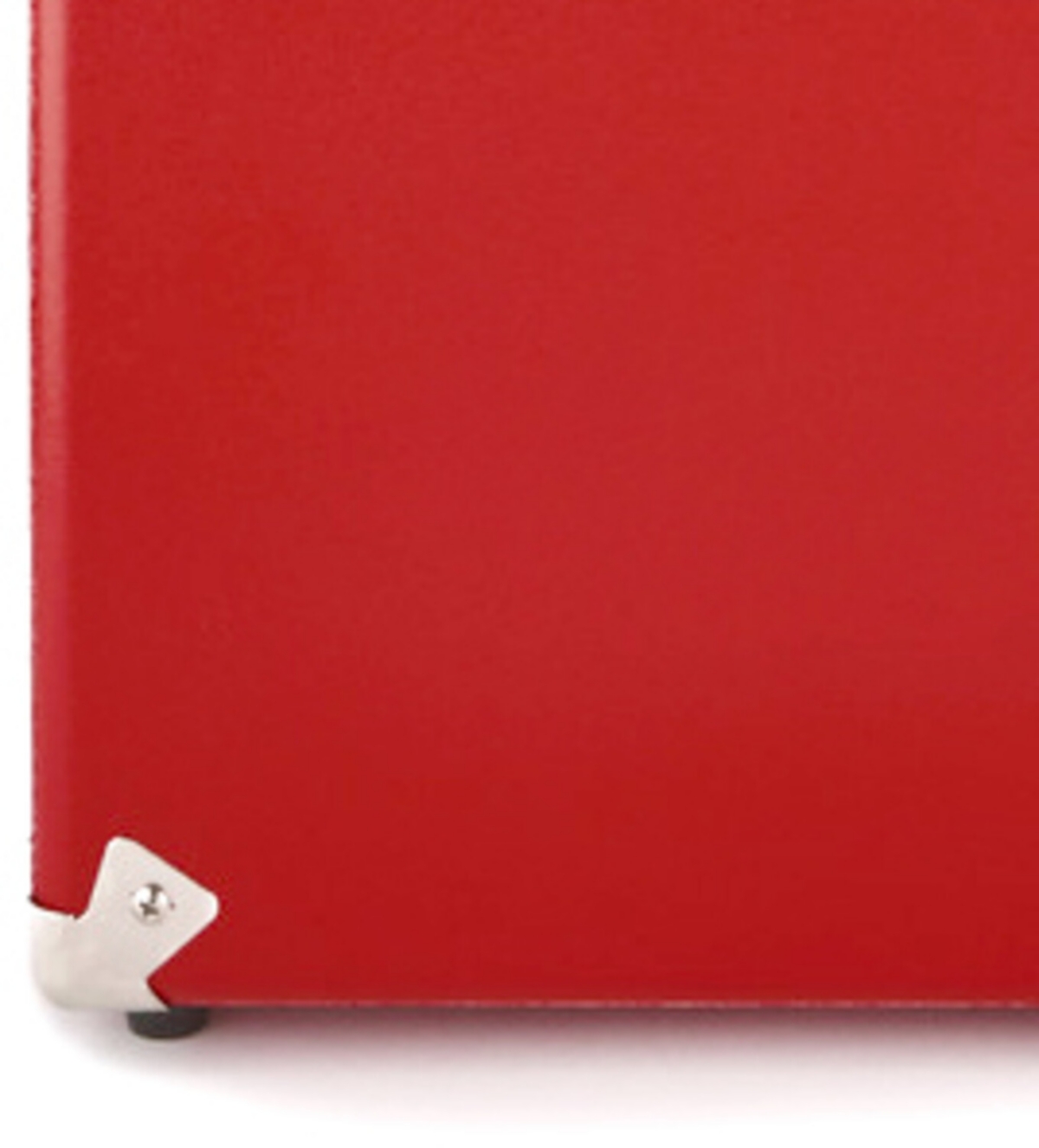 Gpo Retro SWB18RED Vinyl Record Case 35 Count Capacity with Removable Lid -- Red