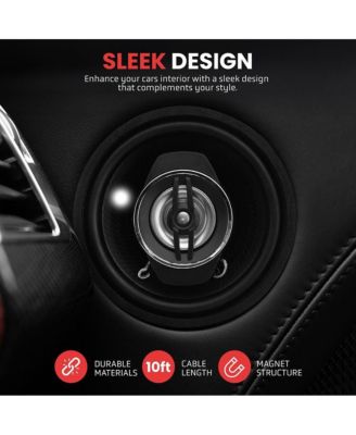 3.5" Two-Way Coaxial Speaker System, 120 Watt, Black