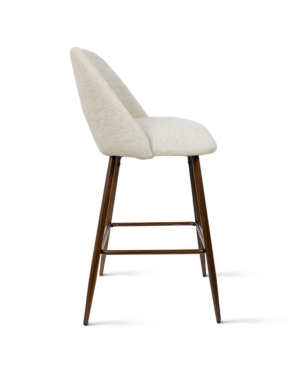 Maison Boucle 26 Inches Counter Height Bar Stools Set Of 2,Barstools with Metal Legs-Maison Boucle