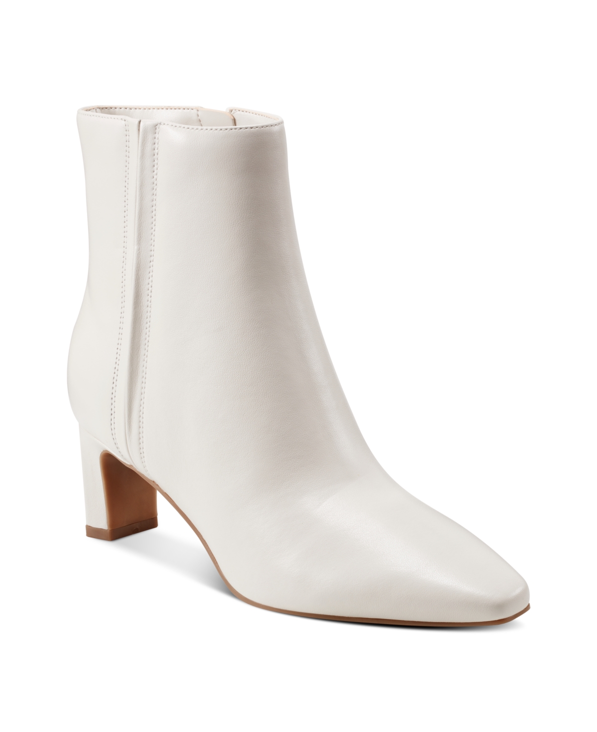 Rockport Women's Marisa Total Motion Dress Booties In Cream Leather