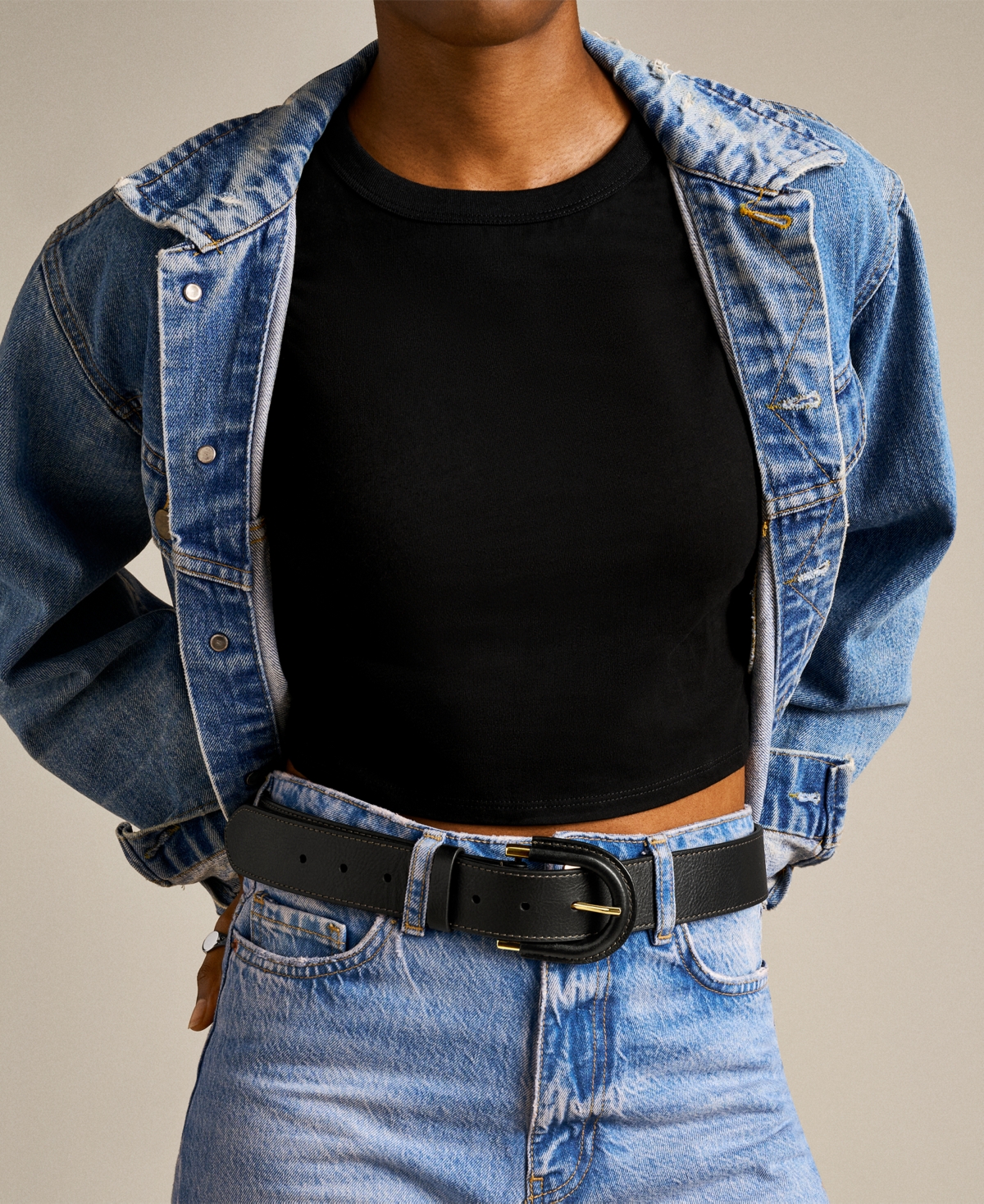 Fossil Women's Harwell Belt In Black