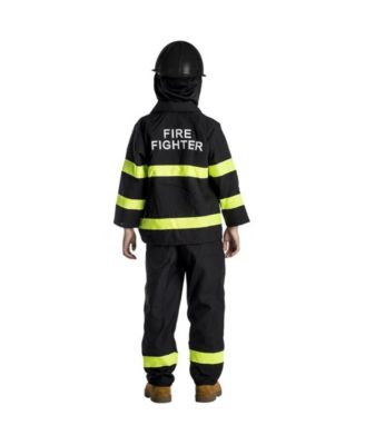 Kids Firefighter Jacket, Pants & Hood Costume Set