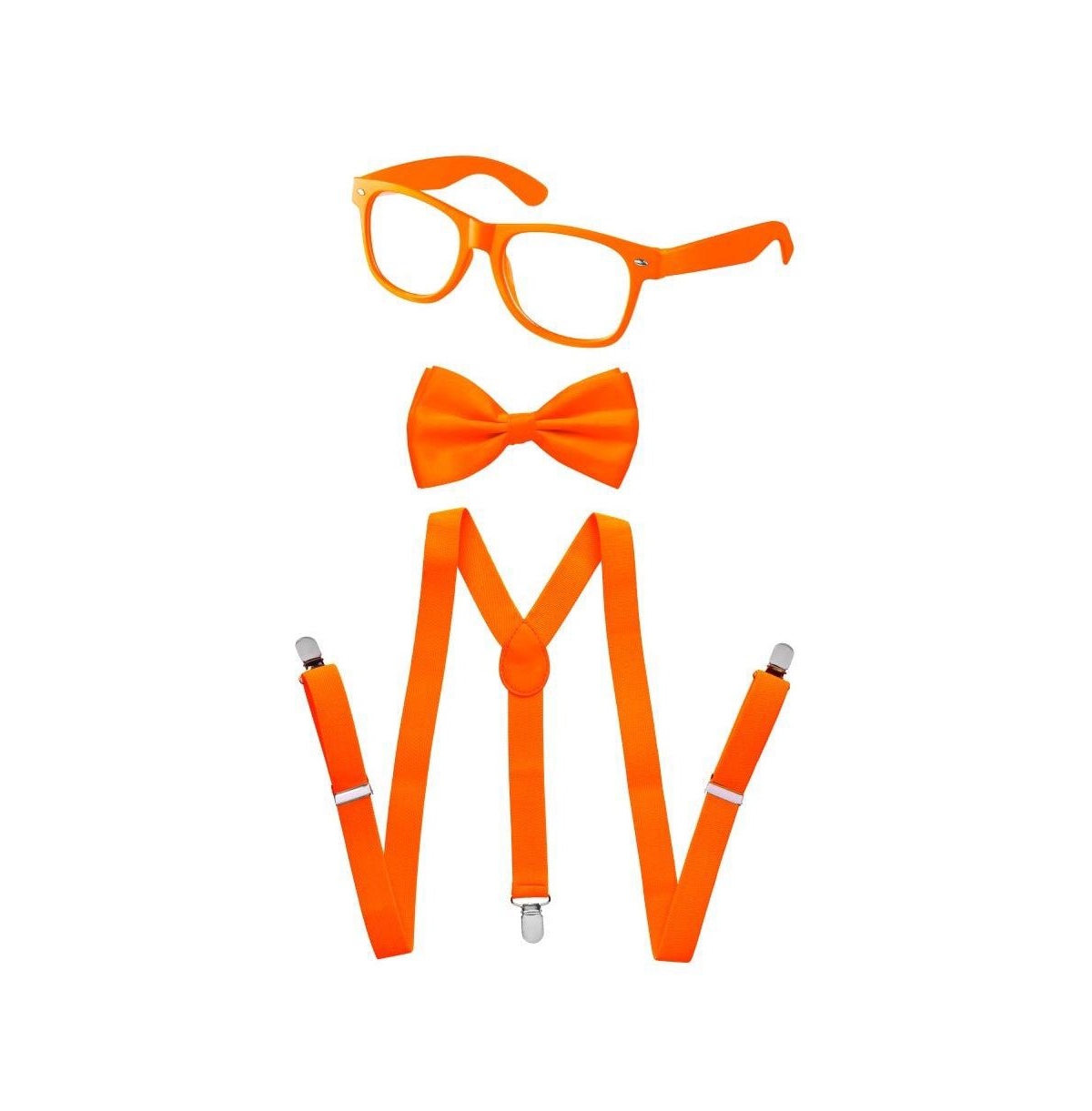 Dress Up America Suspender, Bow Tie Accessory Set - Toddlers Girls & Boys