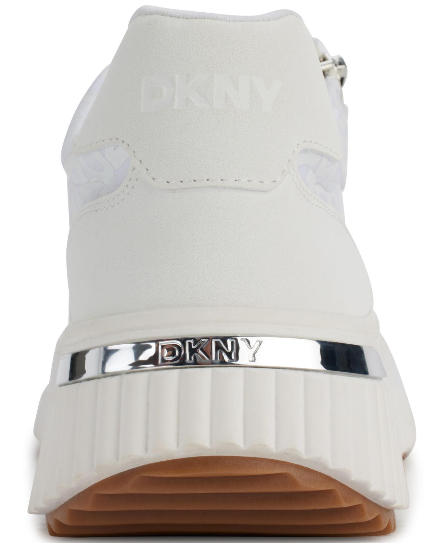 Женские кроссовки DKNY Lissa Logo Platform, цвет: Яркий белый — фото 3