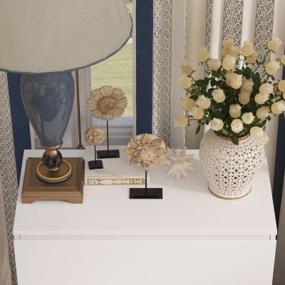 Wood 6 Drawers Chest of Drawers with Solid Wood Legs