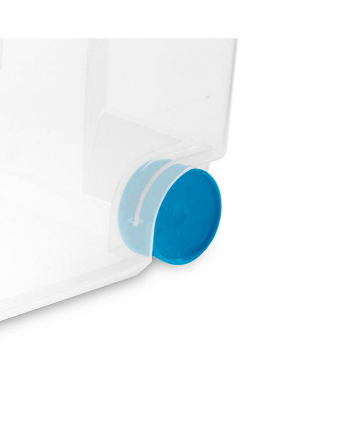 Sterilite 120-Qt Clear Plastic Wheeled Storage Bin w/ Gasket Latch Lid, 9 Pack
