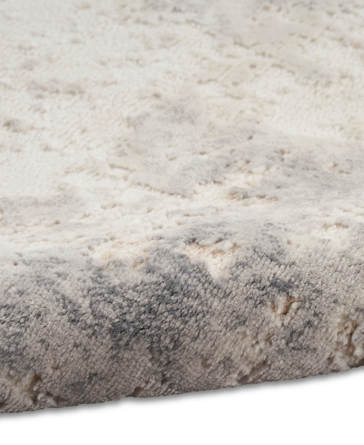 Calvin Klein Ck005 Enchanting Ech07 3'2"x5' Area Rug In Ivory,gray