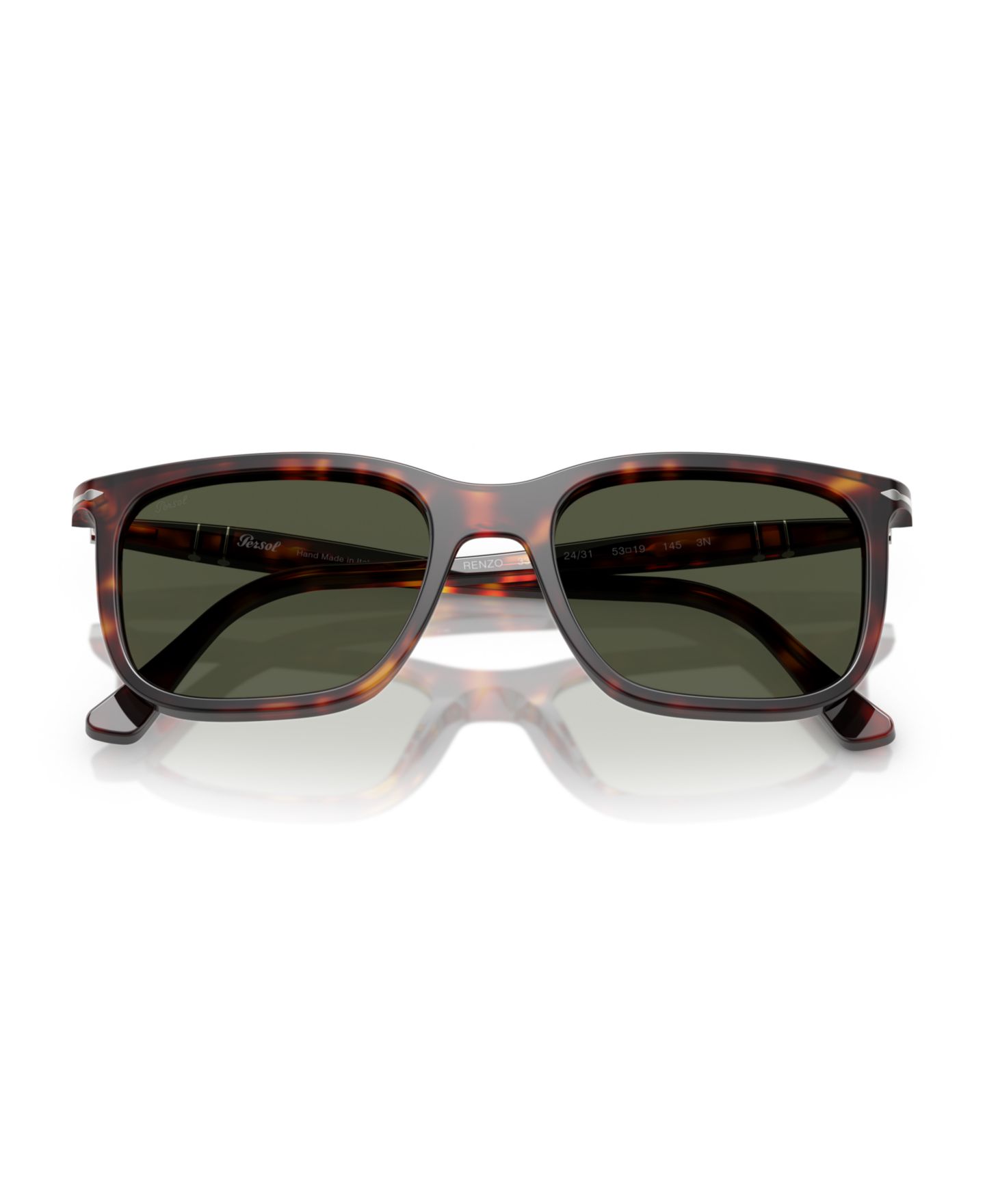 Солнцезащитные очки Persol Unisex Round Renzo, PO3357S, цвет: Гавана — фото 3