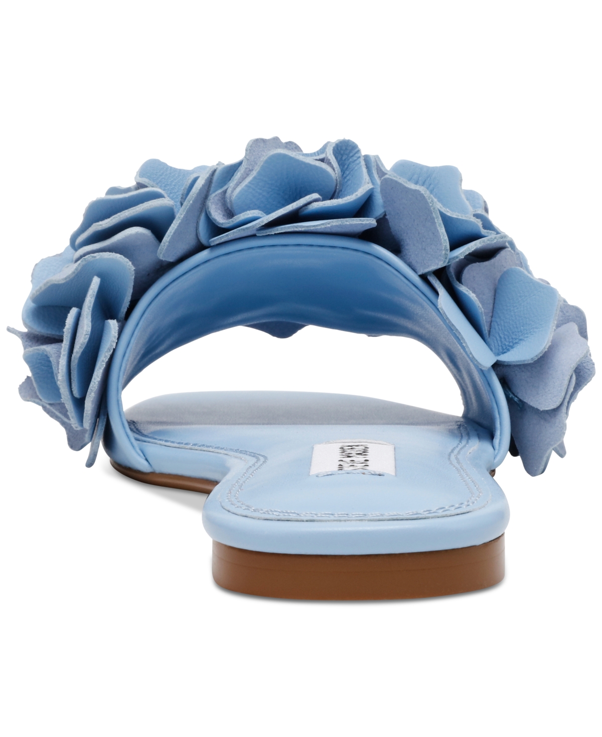 STEVE MADDEN WOMEN'S FLO RUFFLE SLIDE SANDALS 