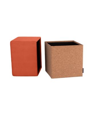 The Vineyard Collection Cork Storage Ottoman