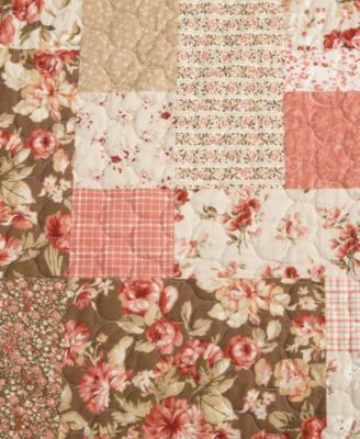Harrietta Patchwork Reversible 3-Pc. Quilt Set, Full/Queen