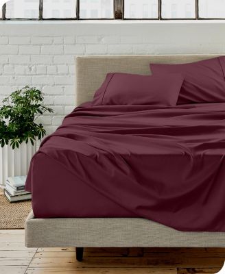 Ultra-Soft Double Brushed Microfiber 4 Piece Sheet Set, Queen