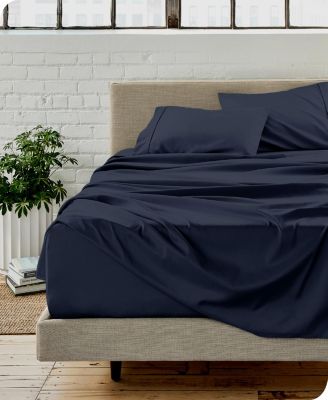 Ultra-Soft Double Brushed Microfiber 4 Piece Sheet Set, Queen