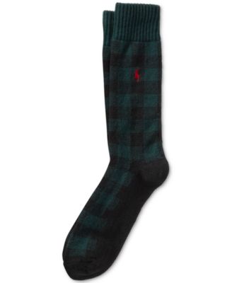 Polo Ralph Lauren - Men's Lambswool Buffalo Check Boot Socks