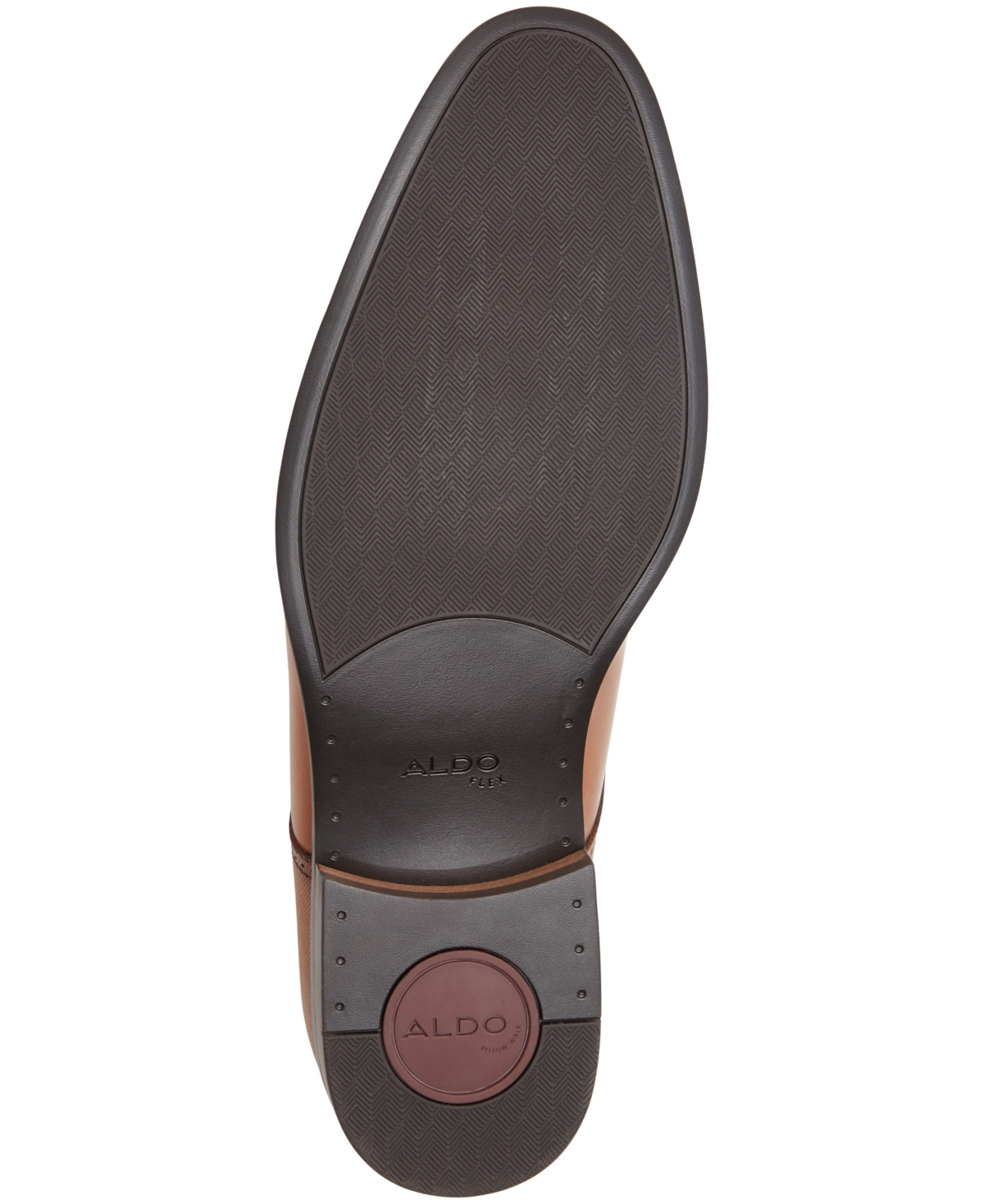 Shop Aldo Men's Amares Leather Derby Shoe In Cognac