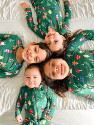 Toddler Boys Holiday Pajamas Neutral Two Piece Pajamas
