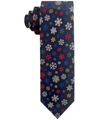 Hallmark Holiday Traditions - Men's Snowflake-Pattern Tie