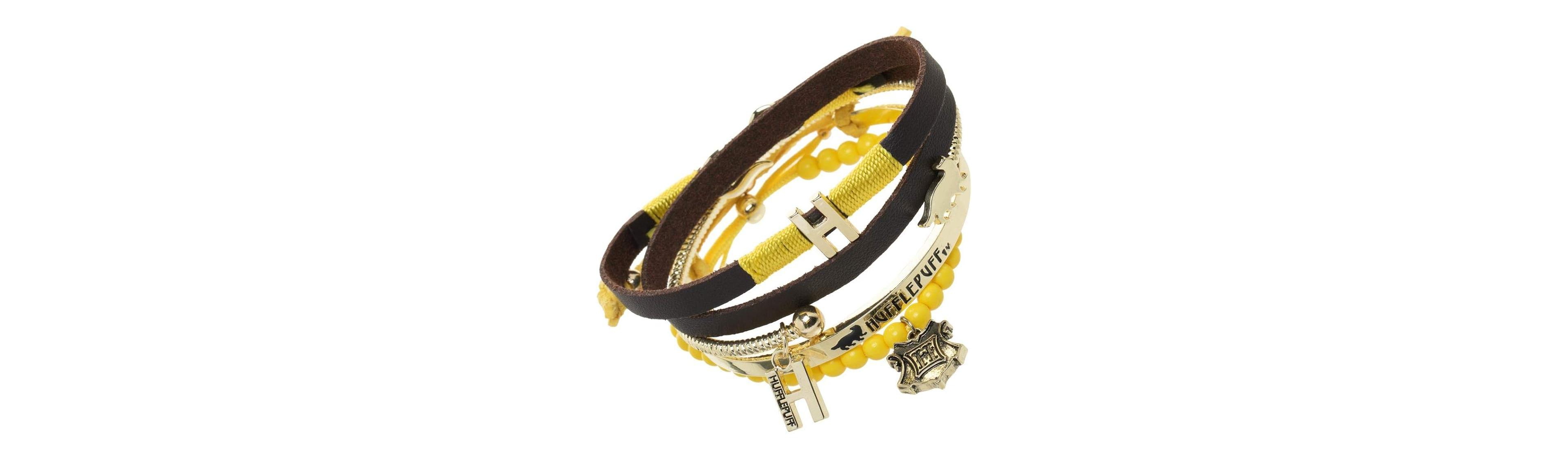 Wizarding World Harry Potter Harry Potter Hufflepuff Friendship Bracelet Gift Set - 4 Pack