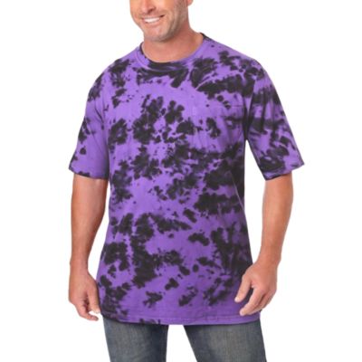 Big & Tall Shrink-Less Lightweight Longer-Length Crewneck Pocket T-Shirt