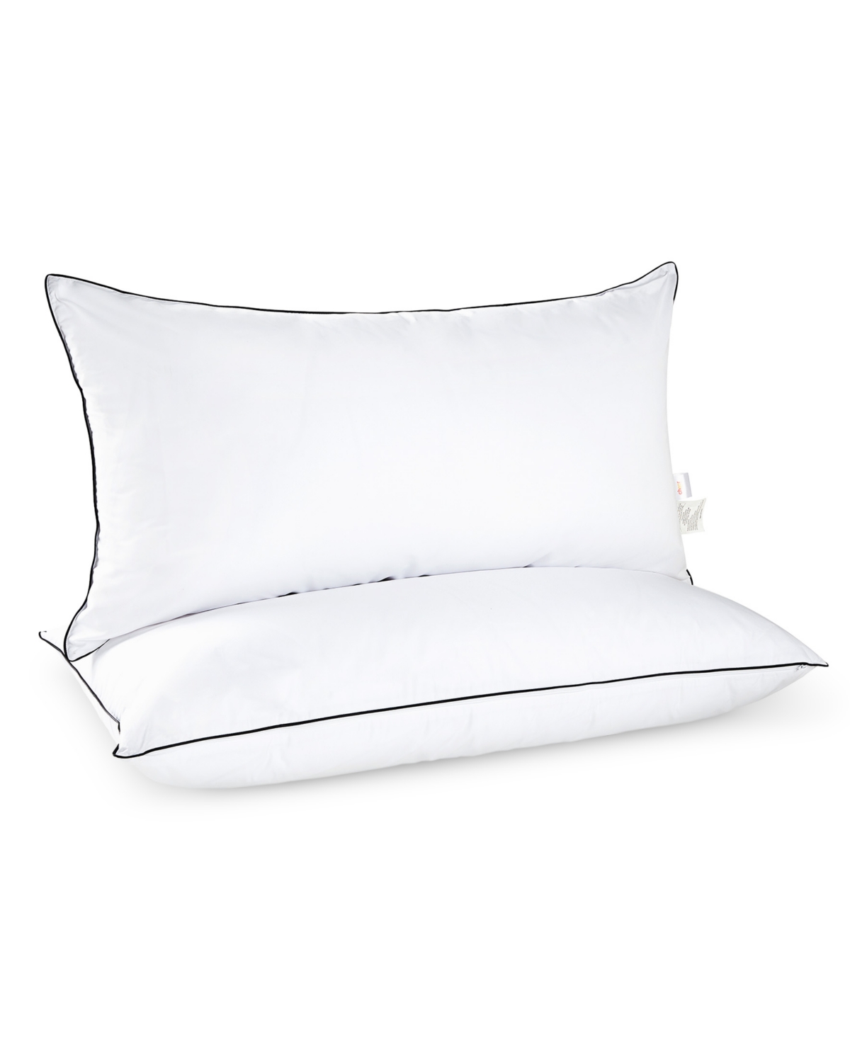 Cheer Collection Adjustable Layer Soft 2-pack Pillows, Standard/queen In White