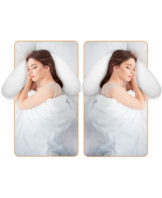 Boomerang Shaped Microfiber Pillow