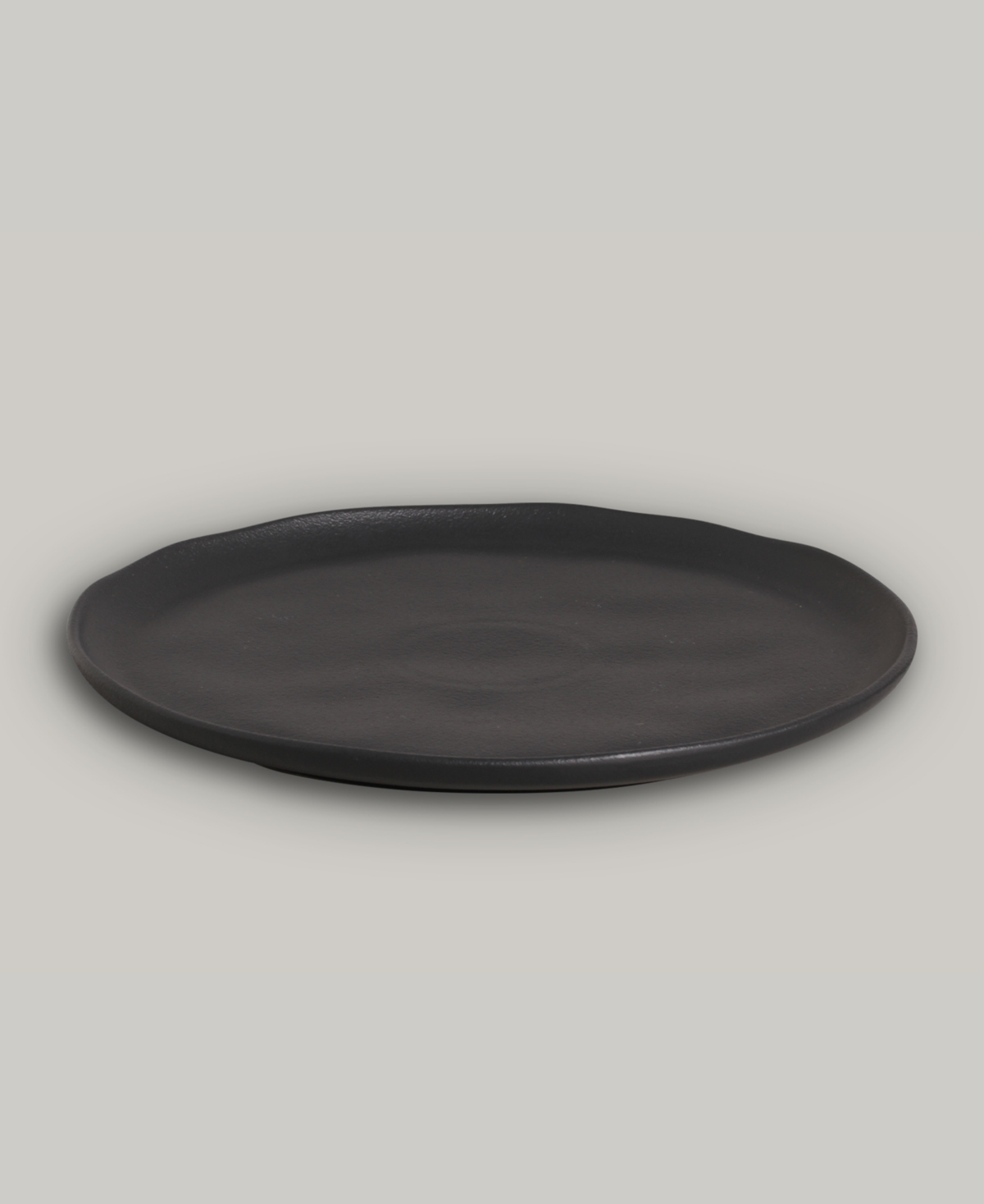 Porto Brasil Stoneware Buffer Dinner Plates, Set Of 6 In Matte Black