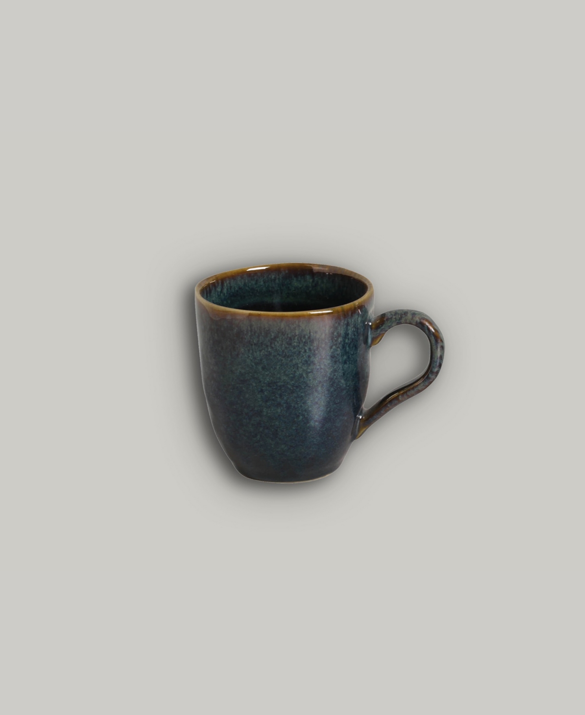 Porto Brasil Stoneware Coffee Mugs, Set Of 4 In Oceano