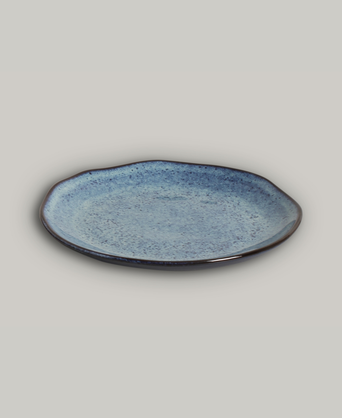 Shop Porto Brasil Stoneware Dessert Plates, Set Of 6 In Denim