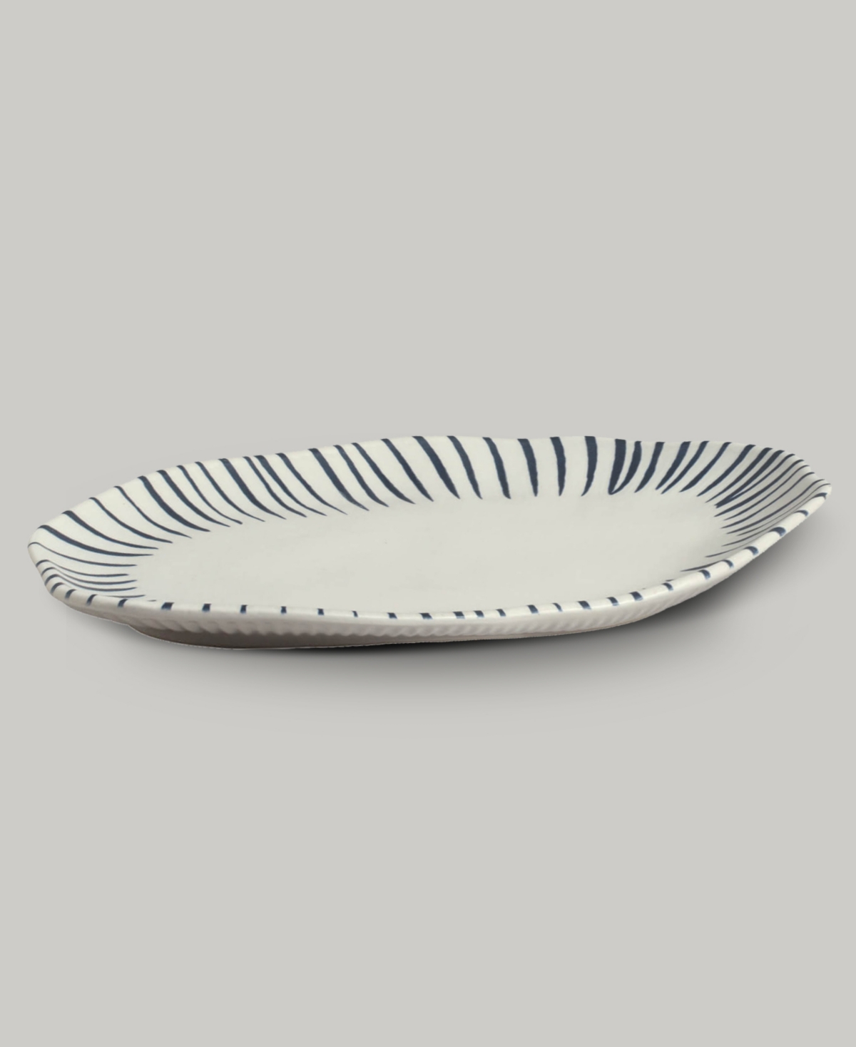 Porto Brasil Elemento Medium Shallow Oval Platters, Set Of 4 In Elemento