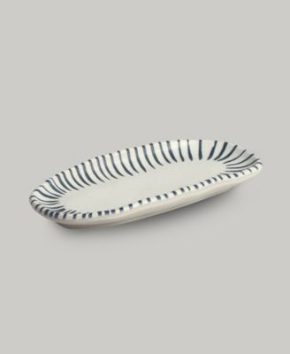 Elemento Stoneware Shallow Oval Platters, Set of 4