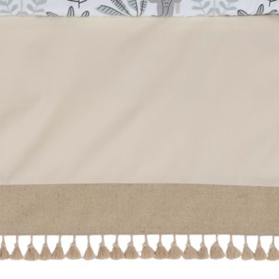 Jungle Adventure Linen/Cotton 3-Piece Nursery Baby Crib Bedding Set
